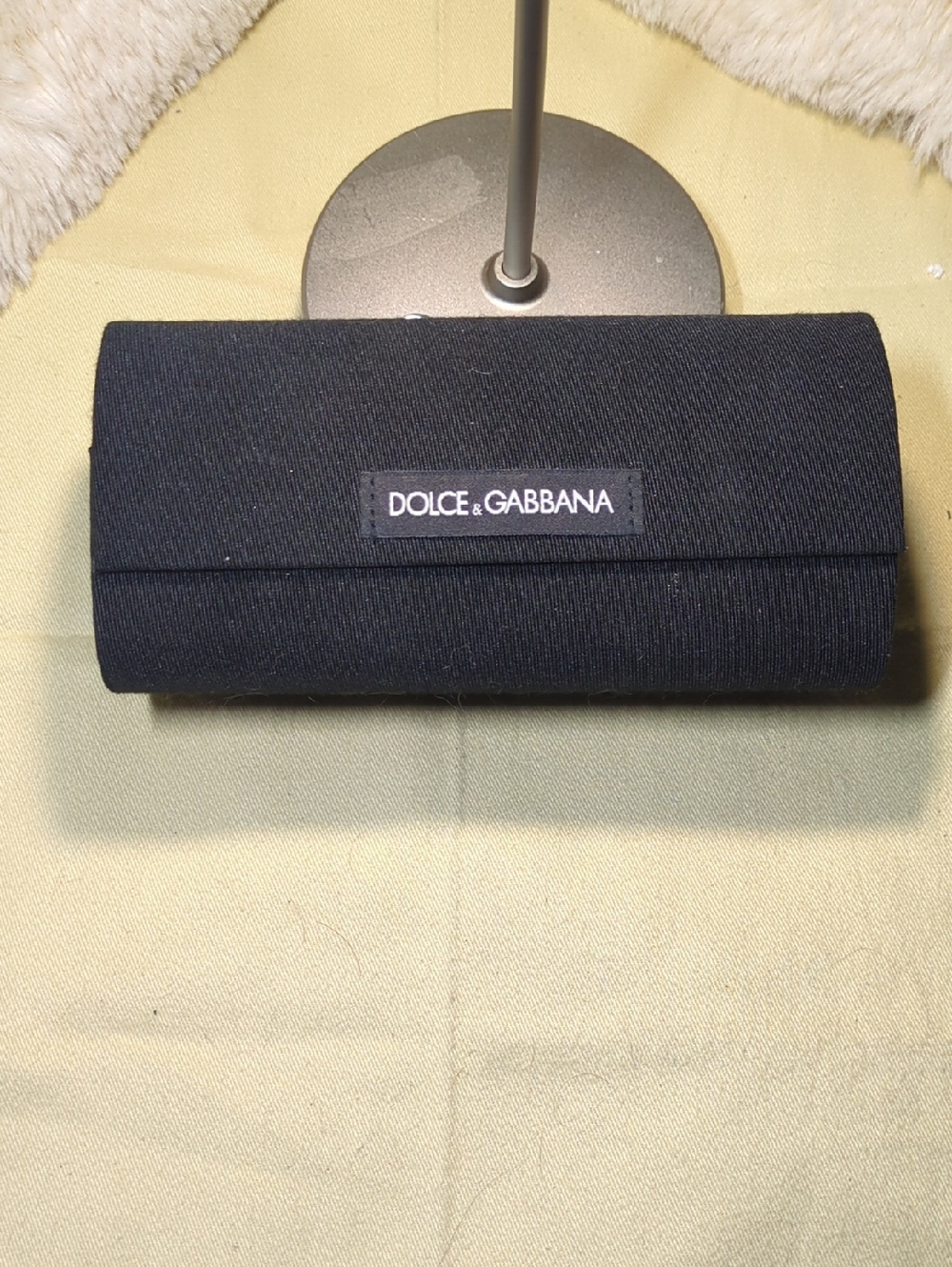 Dolce & Gabbana Black Fabric Eye Case $35